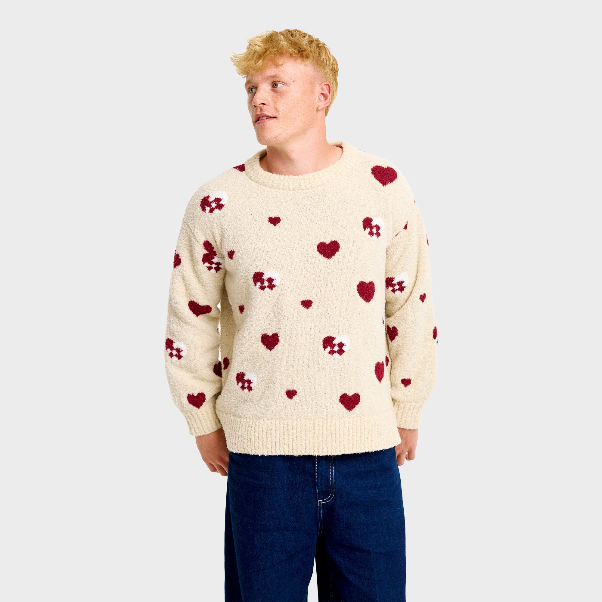 Julehjerte julesweater - Herre